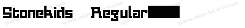 Stonekids Regular字体转换